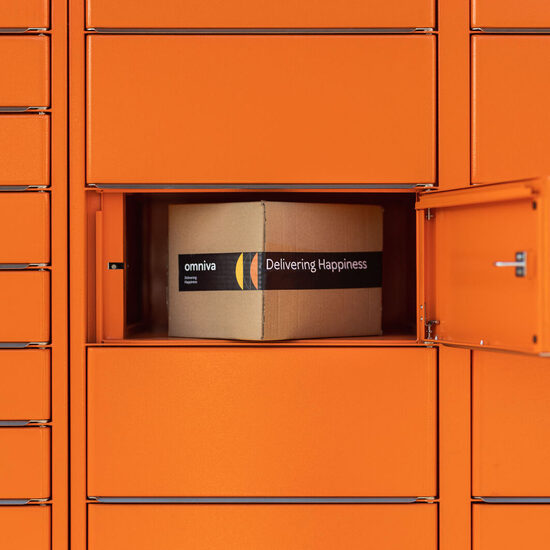 Omniva pakomāta piegāde 